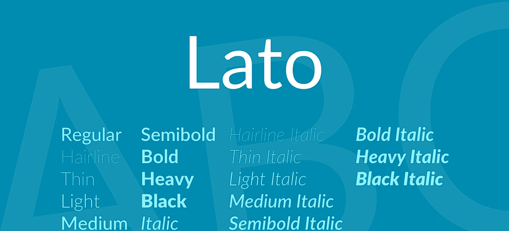 Lato Font Family
